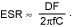 what is equivalent series resistance