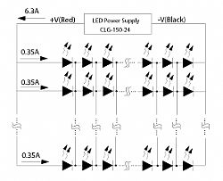 Suggested Circuit Diagram for Constant Current mode LED Lighting Power Supply System