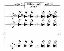 Suggested Circuit Diagram for Constant Voltage mode LED Lighting Power Supply System