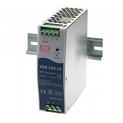 120W High Efficiency Slim DIN Rail Power Supply with PFC Function