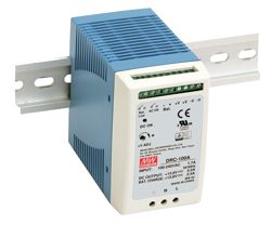 DRC-100 Series – 100W DIN Rail Type Security Power (with additional charger output)