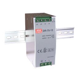 75W Single Output Din Rail Power Supply