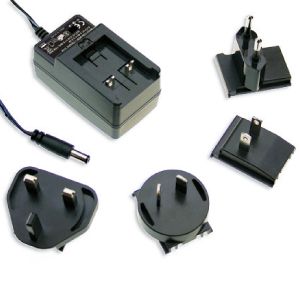 12W~18W AC-DC Interchangeable Plugtop AC Adapter