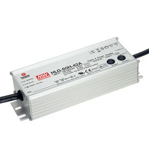 HLG-60H-A Series 60W IP65 Single Output LED Power Supply