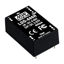1000mA 2-52Vdc DC-DC Constant Current LED Driver – Pin Style