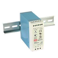 60W Miniature Single Output Din Rail PSU