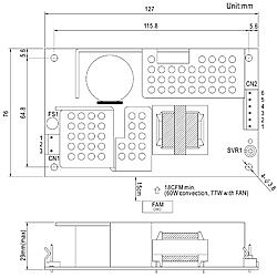 65W Dual Output Switching Power Supply