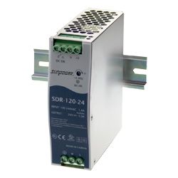 120W Single Output Din Rail Power Supply with PFC Function