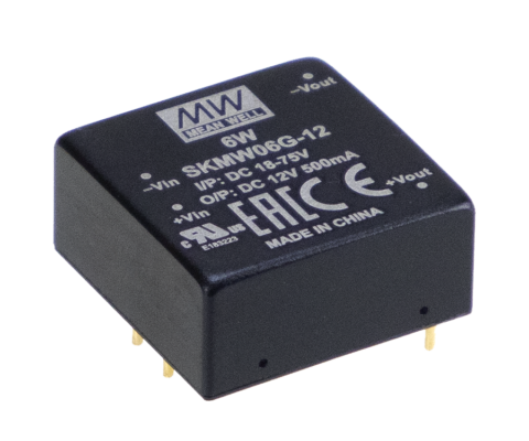 SKMW06G-03 3.3V 6W Single Output Regulated DC-DC Converter