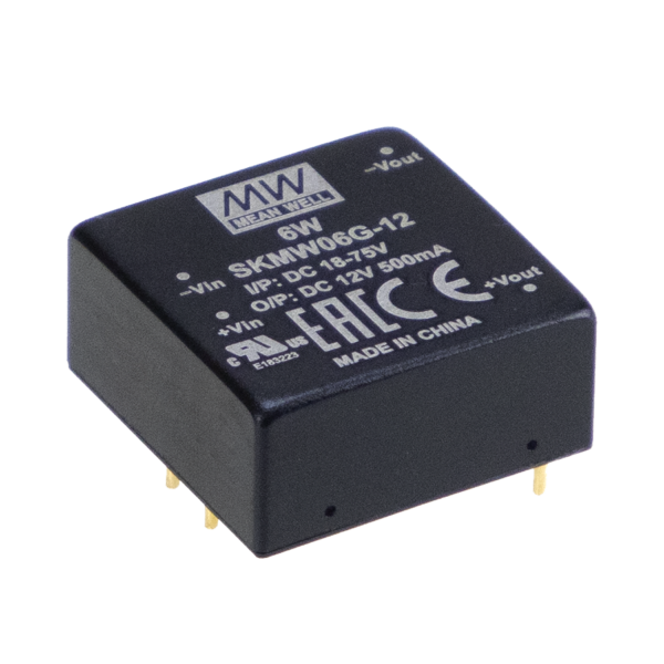 SKMW06G-05 5V 6W Single Output Regulated DC-DC Converter