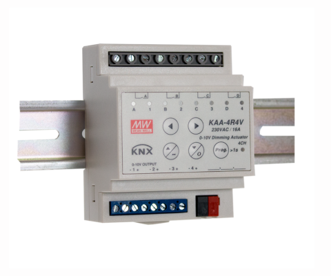 KAA-4R4V-10 KNX 4 Channel Dimming Actuator