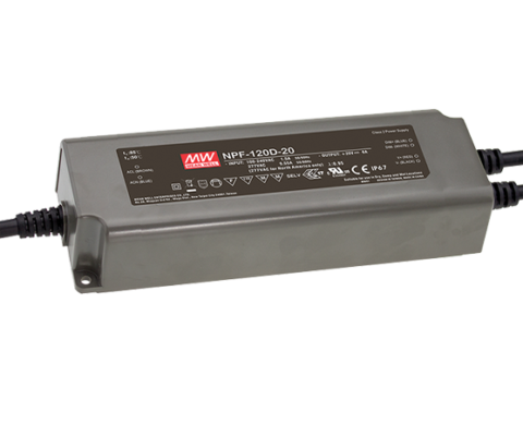 NPF-120D-42 NPF-120D-42 IP67 Rated 42V 120W Single Output LED Driver with 3 in 1 dimming