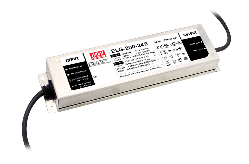 320.16W 24V 13.34A IP65 Rated Wide Input Constant Voltage LED Lighting  Power Supply