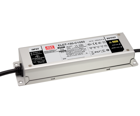 ELGT-150-C series 105~150W AC/DC Class Constant Current Mode LED Driver