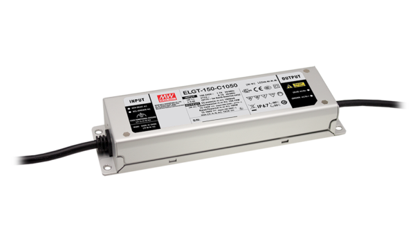 ELGT-150-C1400 149.8W 115V 1400mA AC/DC Class II Constant Current Mode LED Driver