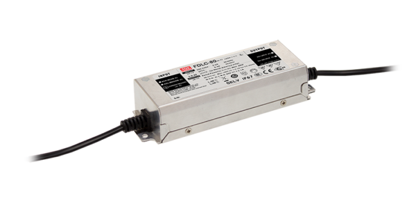 FDLC-80 Series 80W AC/DC Constant Power Mode LED Driver