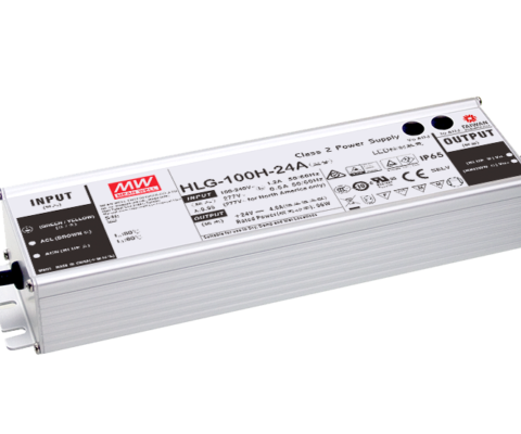 HLG-100H-A Series 100W Single Output IP65 Rated LED Power Supply