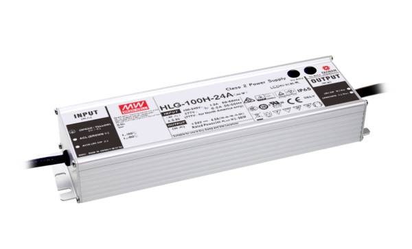 HLG-100H-A Series 100W Single Output IP65 Rated LED Power Supply