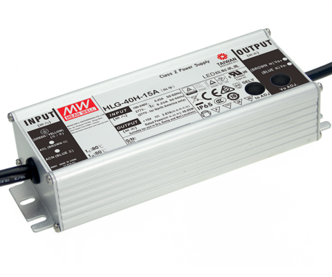 HLG-40H-36 40.32W 36V 1.12A IP67 Rated PFC LED Lighting Power Supply