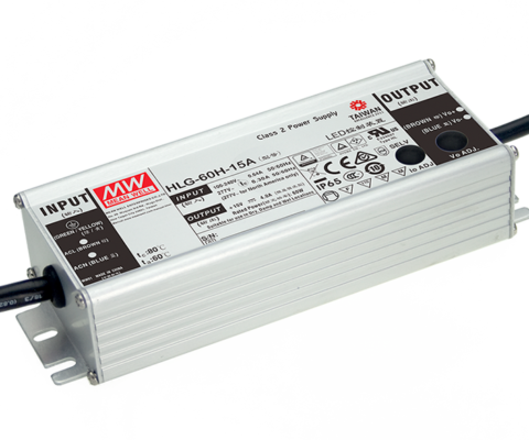 HLG-60H Series 60W IP67 Single Output LED Power Supply