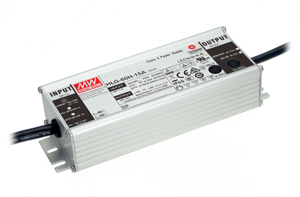 HLG-60H-20-B 20V 3A 60W IP67 Single Output LED Power Supply