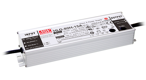 HLG-80H Series 80W Single Output Switch Mode Power Supply IP67 rated
