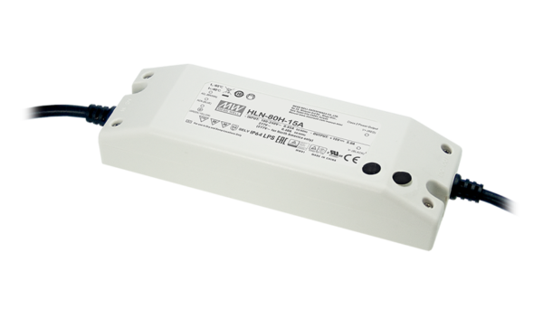 HLN-80H-36A 82.8W 36V 2.3A Single Output Power Supply IP64 Rated