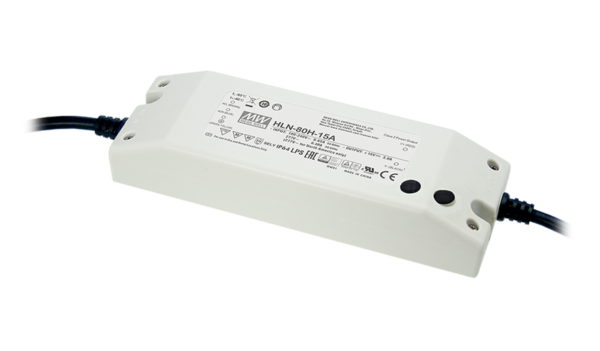 HLN-80H-48A 81.6W 48V 1.7A Single Output Power supply IP64 Rated