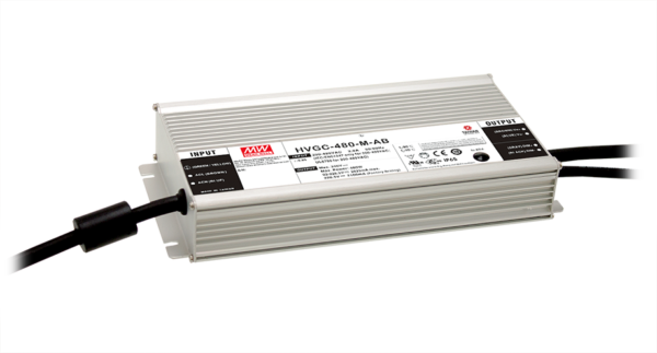 HVGC-480-L 480W 350V 1400mA AC/DC Constant Power Mode LED Driver