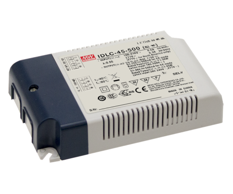 IDLC-45 Series 45W AC/DC Constant Current Mode LED Driver with flicker free design