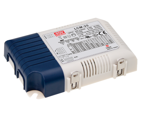 LCM-25 25.2W 1-10Vdc and PWM Dimming Selectable Constant Current LED Power Supply