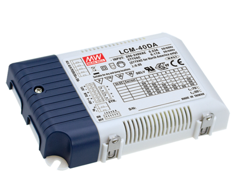 LCM-40DA Series 40W DALI interface Constant Current LED Power Supplies