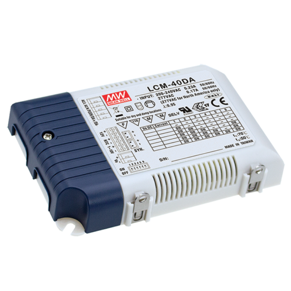 LCM-40DA 42W DALI interface Selectable Constant Current LED Power Supply