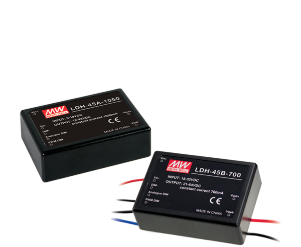 LDH-45AW Series 45W DC-DC Set Up Constant Current LED Driver