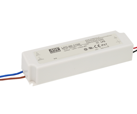 LPC-60-1050 50.4W 9~48V 1050mA IP67 Rated LED Lighting Power Supply