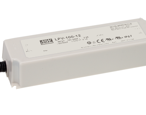 LPV-100-05 60W 5V 12A IP67 Rated Constant Voltage LED Lighting Power Supply