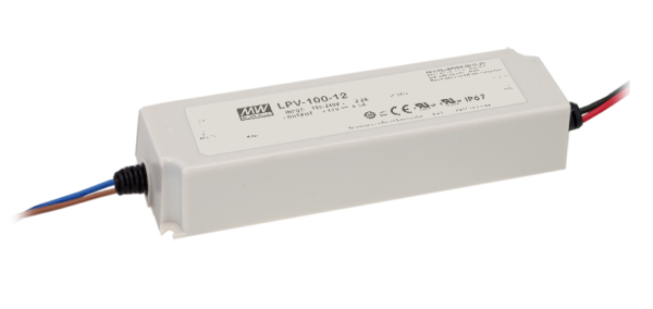 LPV-100-24 100.8W 24V 4.2A Single Output AC-DC Enclosed Power Supply