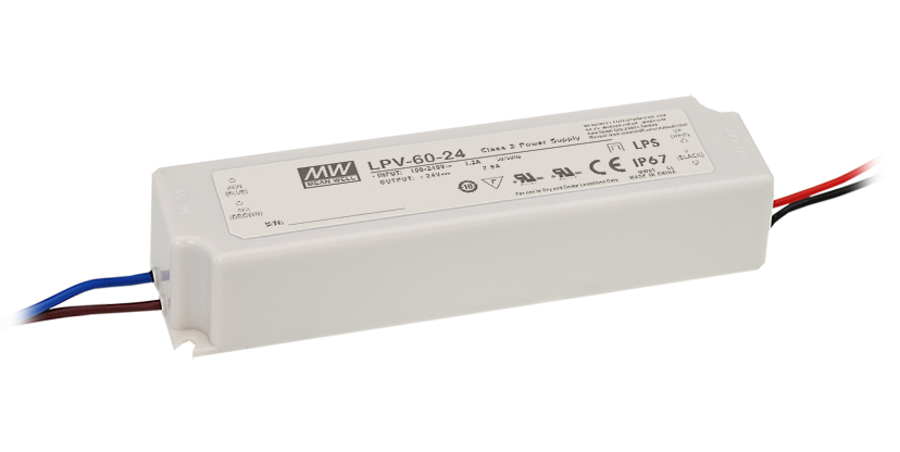 60W 12V 5A 4A 3A 2A 1A Constant Voltage LED Driver Lighting Power