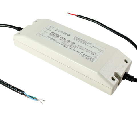 PLN-100-27 95.85W 27V 3.55A IP64 Rated Constant Voltage PFC LED Lighting Power Supply