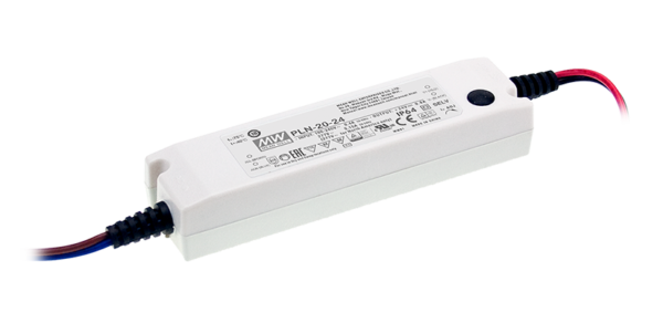 PLN-20-48 20.2W 48V 0.4A IP64 Rated PFC LED Lighting Power Supply