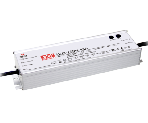HLG-100H-A Series 100W Single Output IP65 Rated LED Power Supply