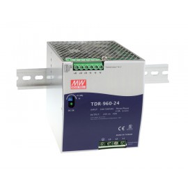 TDR-960-24 24V 40A 960W Three Phase DIN RAIL with PFC Function